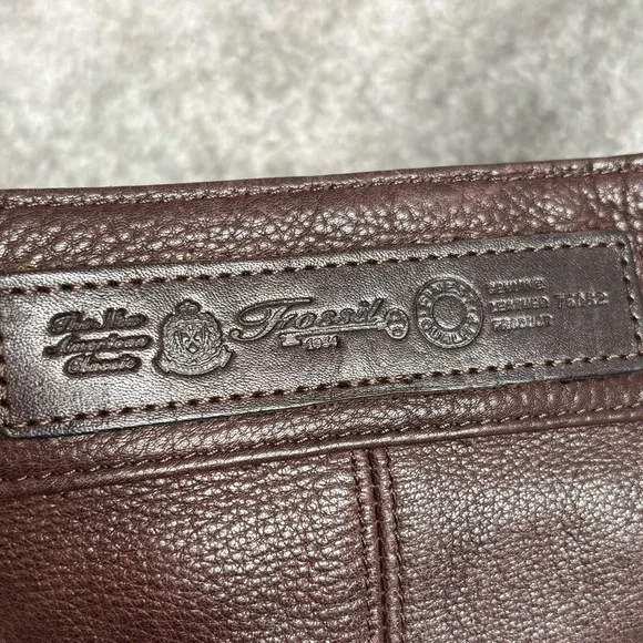 ๐ VINTAGE fossil brown leather crossbody bag - Picture 9 of 16